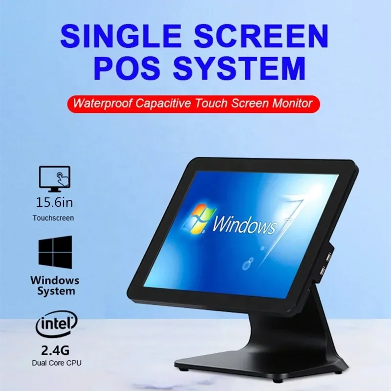

Touch the cash register fruit store maternal and child clothing 15.6 inch capacitive touch screen point of sale system for sale