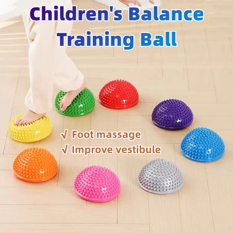 Both Side Up Balance Training Stepping Stones Sports Bosu Balls Durian Fitness Massage Pad Yoga Balls Portable Gym Equipment