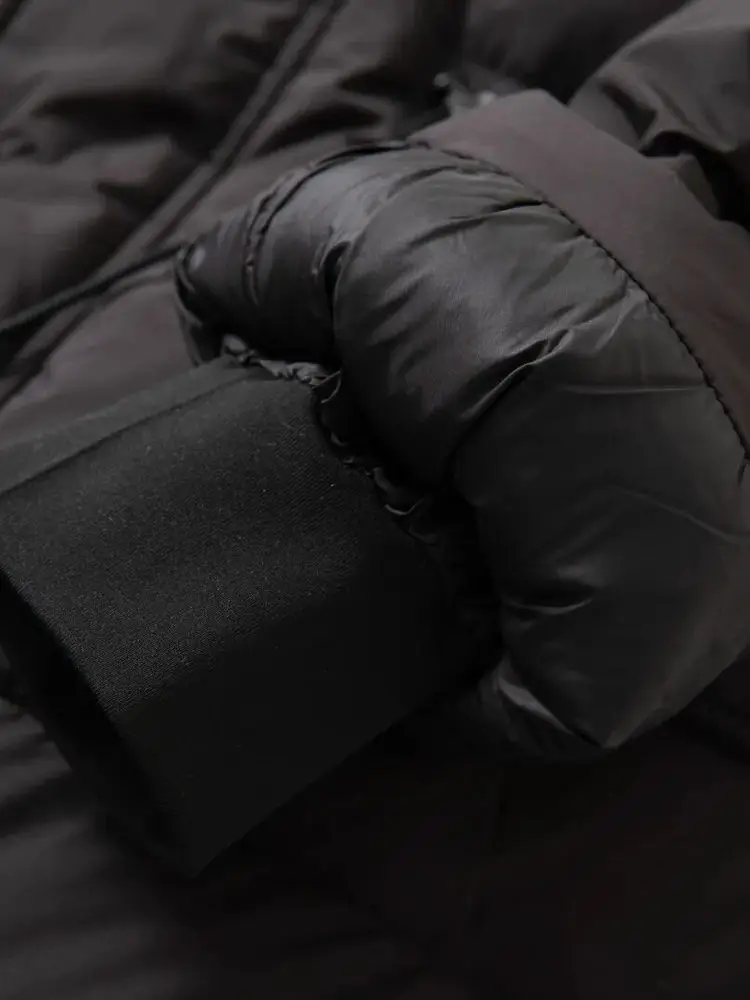 

High-End Thiened High-Insulation Winter New Men's Warm Mid-Length White Du down Jaet Faionable Outdoor Coat