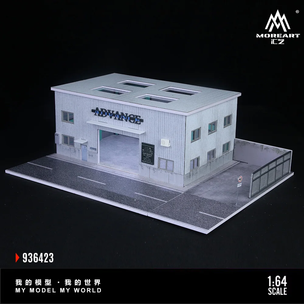 TimeMicro&MoreArt 1:64 Yokohama Repair Shop Lighting Scene Model