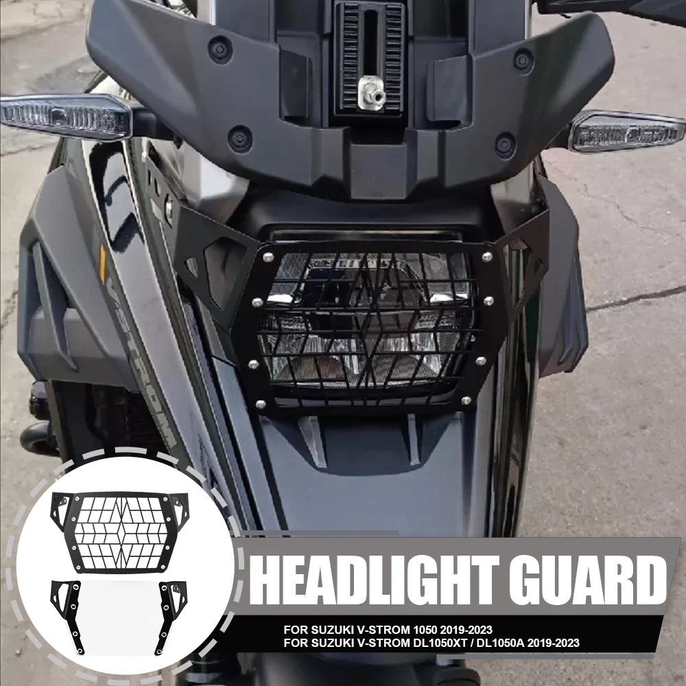 

Для Suzuki V-Strom 1050/DL1050X/DL1050A детали мотоцикла передняя фара защитная акриловая защита фар гриль крышка