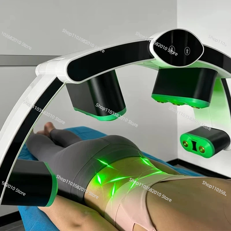 Non-invasive fat loss physical therapy cold laser slimming shaping 532nm green laser 10D thin machine