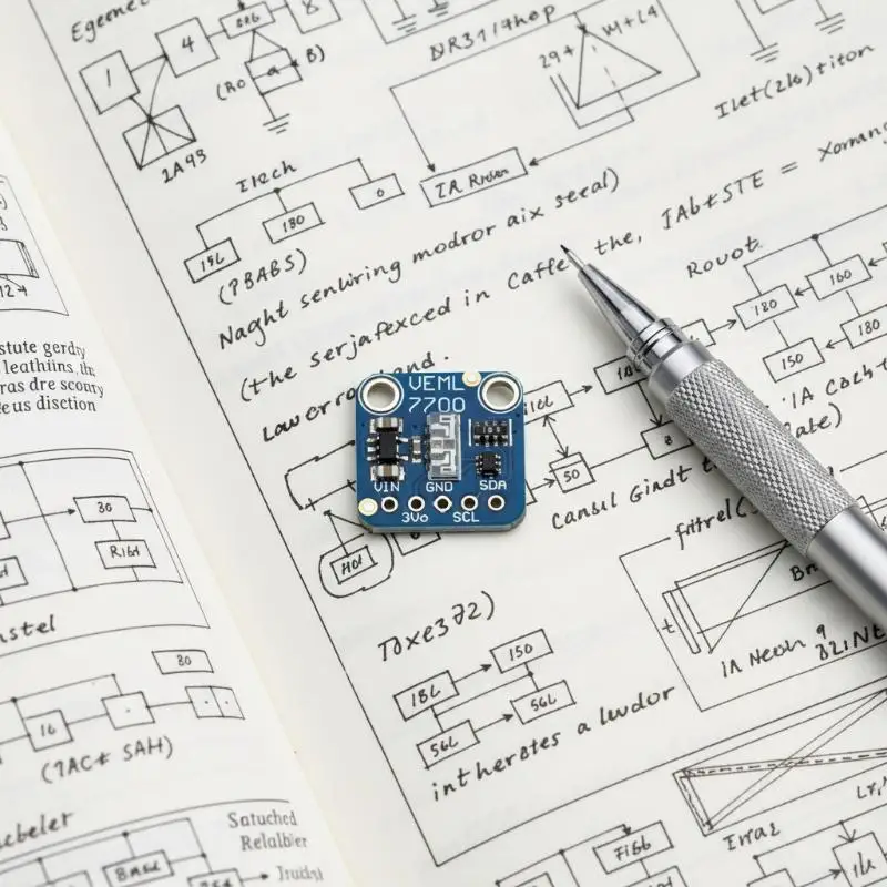 1 Set VEML7700 Ambient Light Sensor Module I2C Interface Enhanced Lux Detection for Raspberry Pi Lighting Control