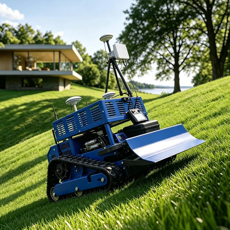 Cuustomized Premium Quality Robotic Lawn Mower Auto Grass Cutter Intelligent Lawn Mower For Fruit Farm Lawn Care