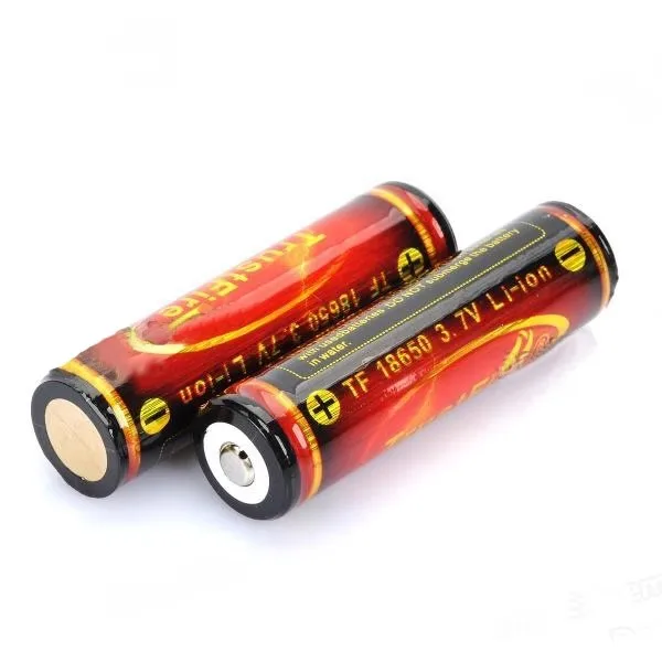 100% original TrustFire 3000mAh 3.7V 18650 Li-ion Rechargeable Battery With protection board  for LED Flashlight Torch