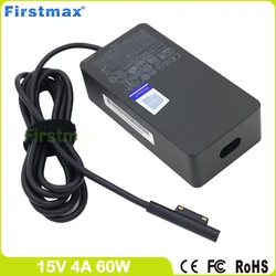 Genuine 15V 4A 65W for Microsoft Surface Laptop Charger 1706 Surface Book 2/3 Portable Adapter surface pro 7/8/9/x Power Supply