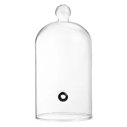 Dome Smoking Cover Lid Glass Cloche Infuser Drinks For Cup Bell Display Cocktail Jar Cold Food Smoker Cake Lids Plate Dessert