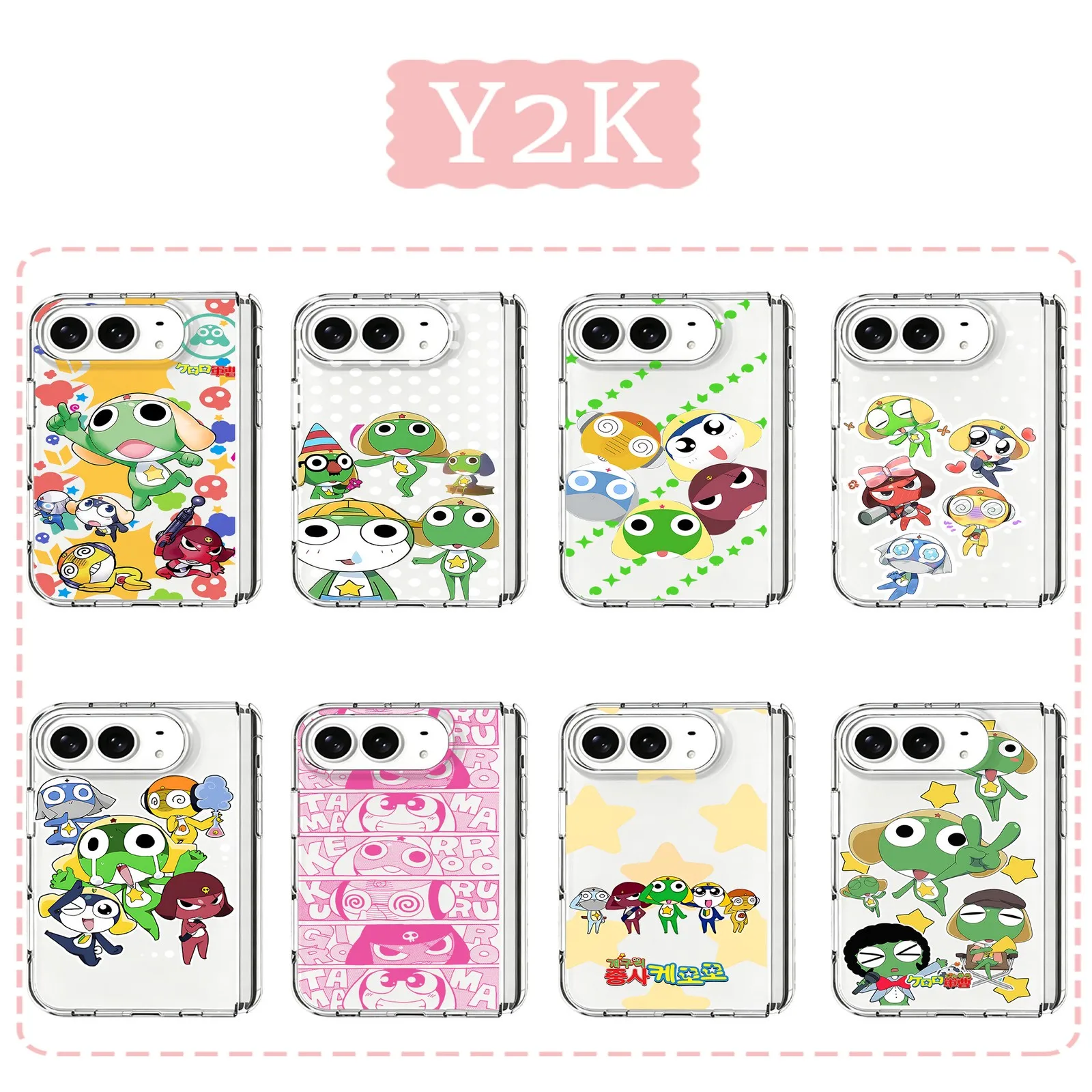 Cartoon Rabbit Phone Case for Samsung Galaxy Z Flip3 Flip4 Flip5 Flip6 Flip7 Fold7 Fold4 5G Soft TPU Airbag PC Back Cover