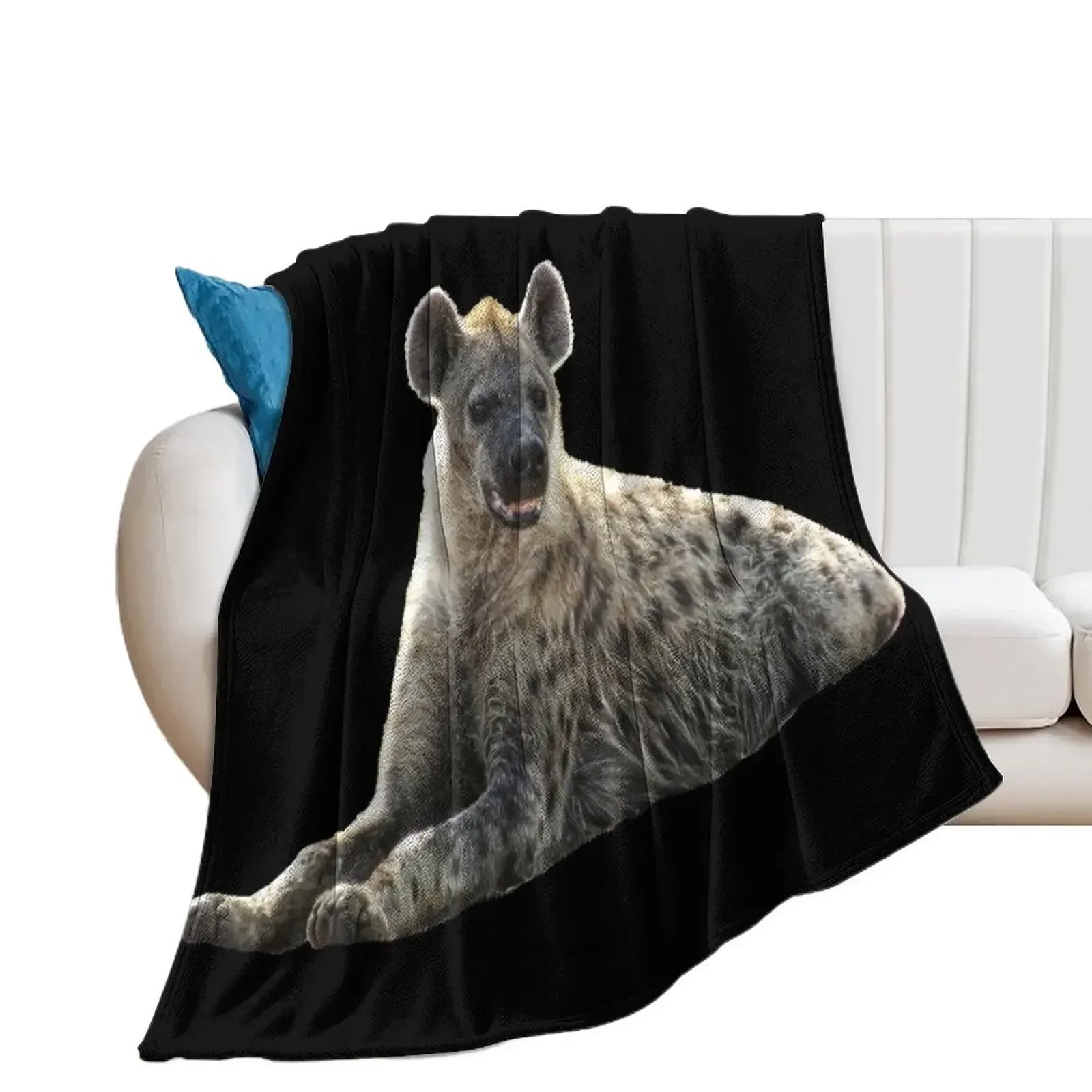 

Hyena in Kenya / Africa Throw Blanket Sofa Throw Designers Polar Blankets