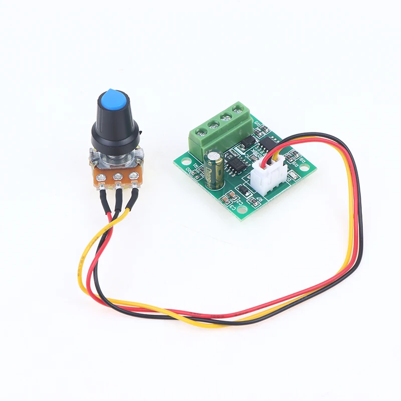 1Pc Adjustable Driver Board DC Motor Speed Controller PWM 1803BK 1.8V 3V 5V 6V 12V 2A Low Voltage Speed Regulator Control Module
