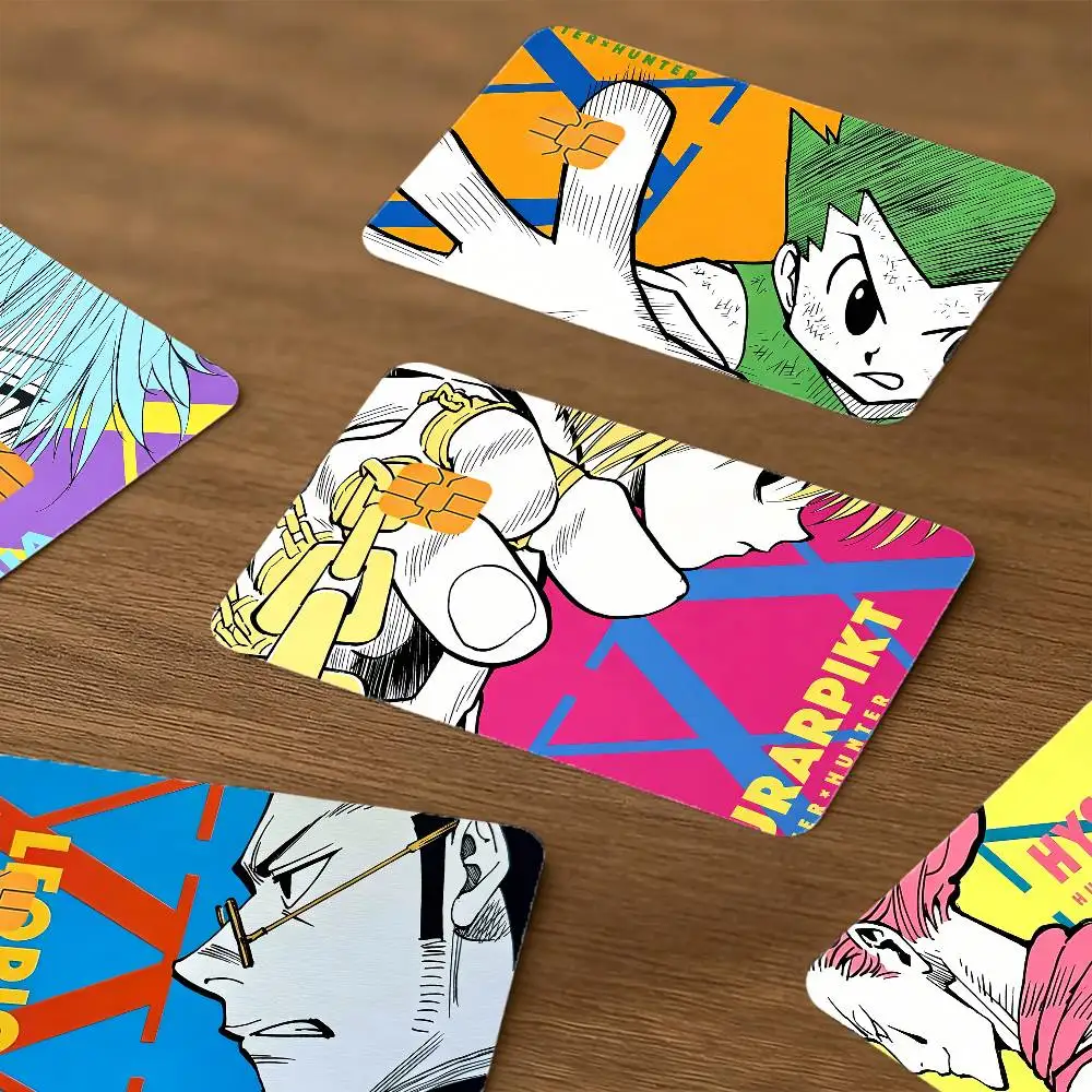H-hUNTER Anime Credit Card stickers H-hUNTER Bank Cards Public Transport Cards Waterproof and Scratch-Resistant Protective Film