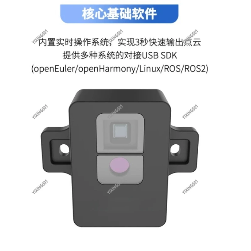 Miniature Solid State C080-A01 LiDAR Compact Laser Scanner for Robotics UAVs Intelligent Sensing Solution