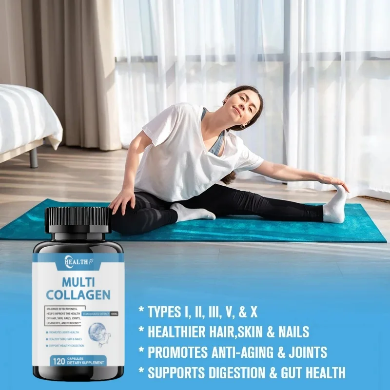 Marine Collagen Peptide Powder Supplement Suitable For Skin, Hair, Nails, Joints - Hydrolyzed Collagen Protein