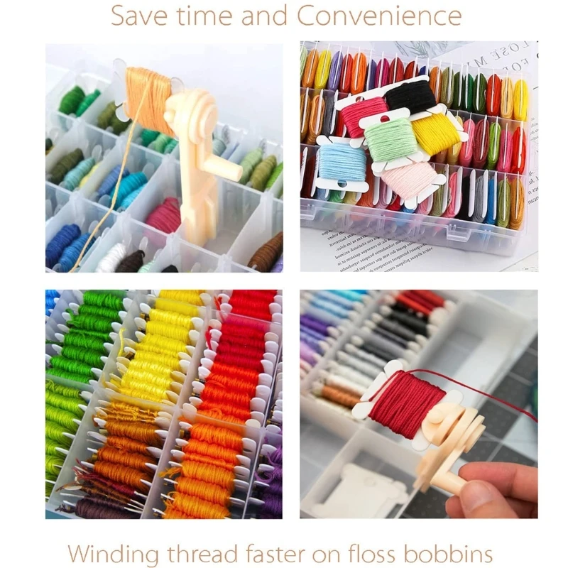 066A سلسلة متطورة خيط بلاستيك خيط خيط لفة حامل التخزين