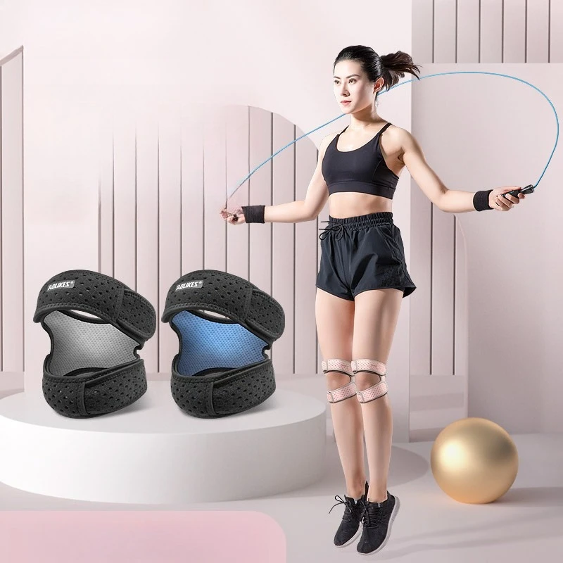 

Спортивный силиконовый ремешок надколенника, компрессионная защита надколенника, дышащие баскетбольные наколенники для бега и пешего туризма, фитнеса