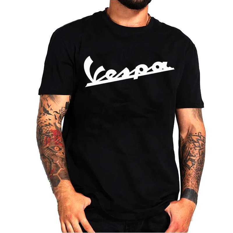 Harajuku Vespa T Shirt Men Funny Vespa motorcycle Print T-shirt Summer Short Sleeve O Neck Unisex Tees Male Tops