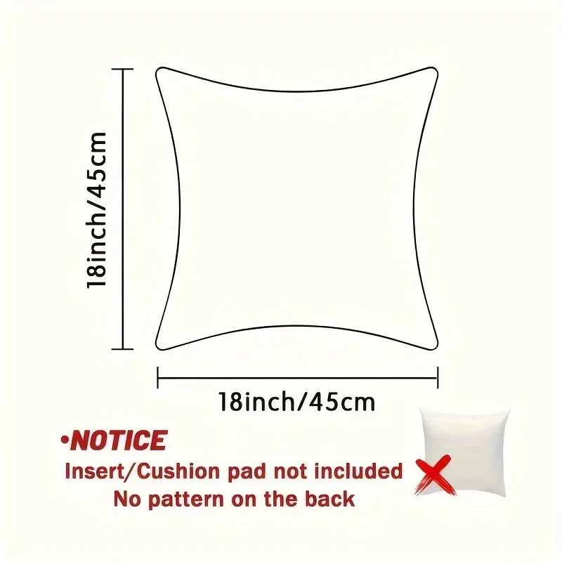 مجموعة غطاء وسادة عيد الميلاد مكونة من 4 قطع - تتميز بتصميمات إكليل الغابات والغزلان والشجرة، مثالية للأريكة والسرير والديكور المنزلي #6