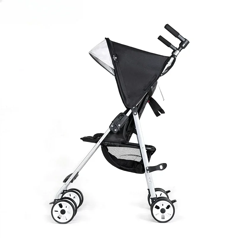 Folding baby stroller Lightweight Easy Baby Walk Tool Sitting lying wide seat handcart Convenient carry board children\'s carts