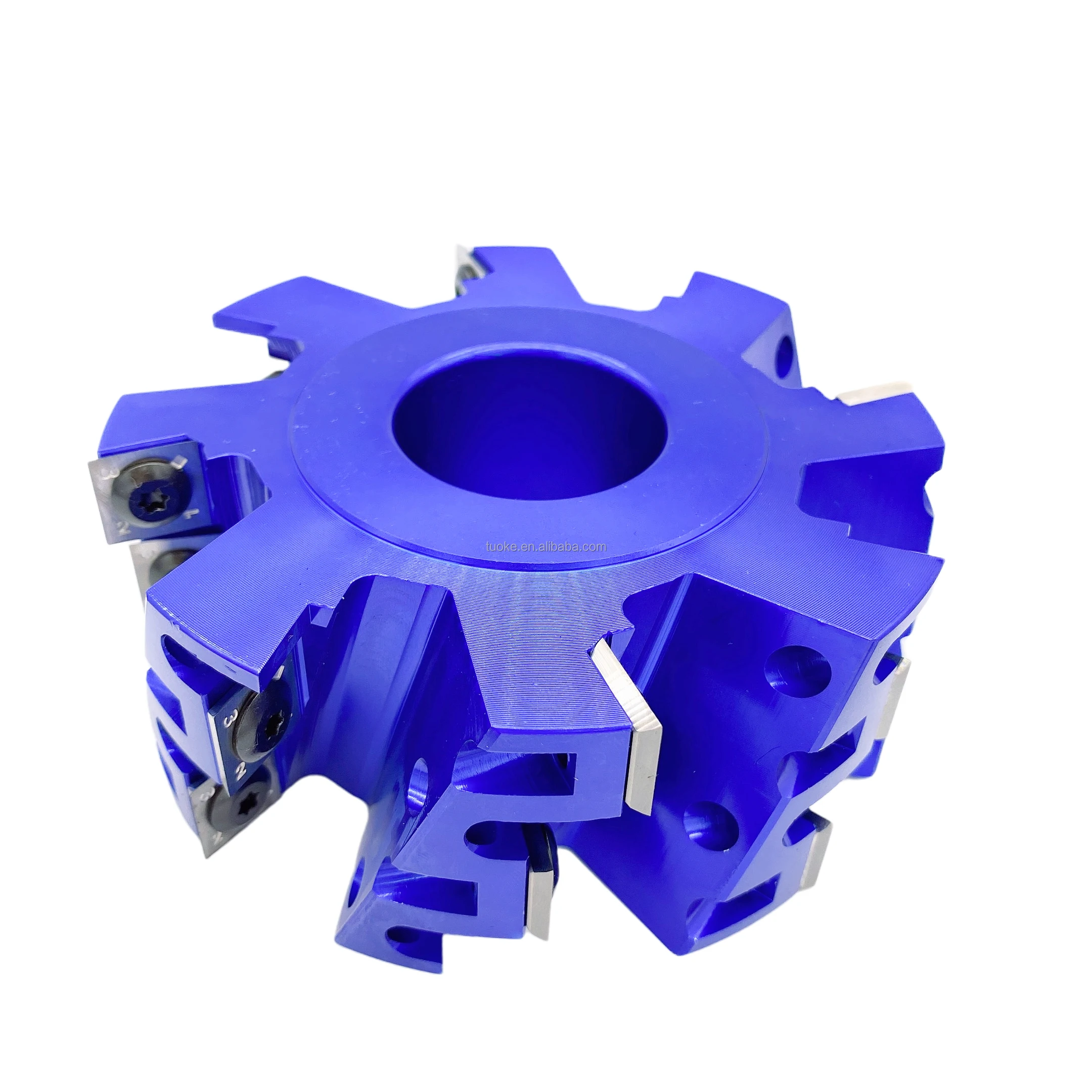 TUOKE SHT502C 140x80x50x8Z Heavy Cut Spiral Cutter Shaft Helical Cutterhead Planer for Solid Wood Processing OEM/ODM Supported