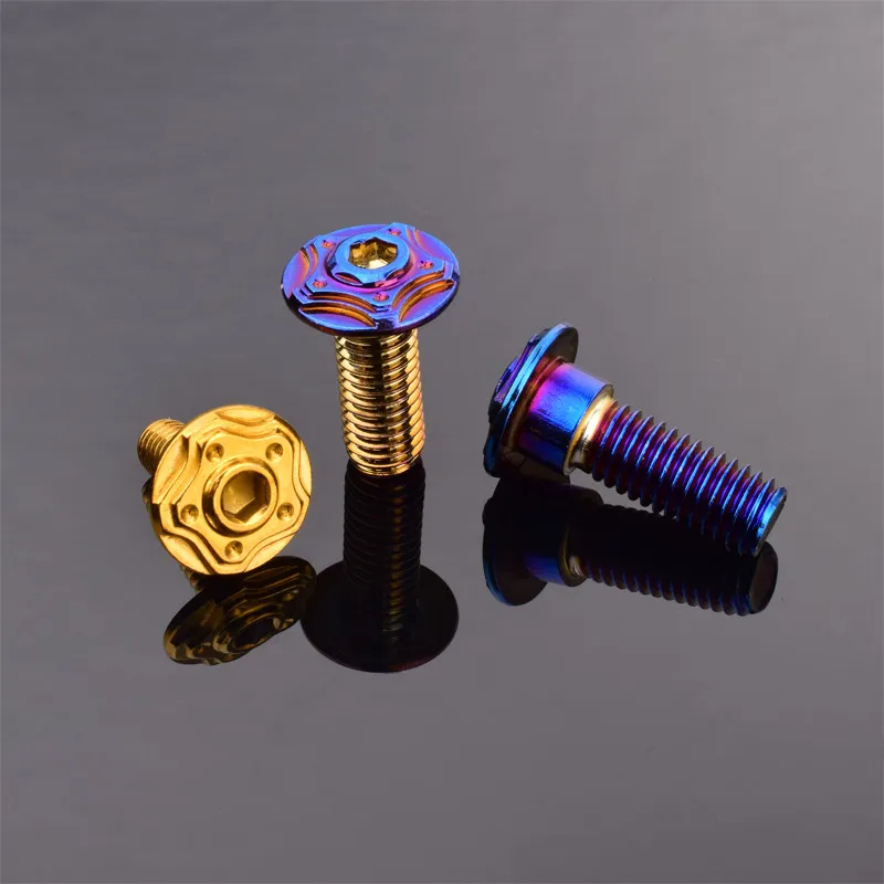 1Pcs 304 Stainless Steel Motorcycle Rotor / Brake Disc Screws Bolts M6 M8 Wheel bolts For Honda Yamaha Kawasaki Suzuki Ornament