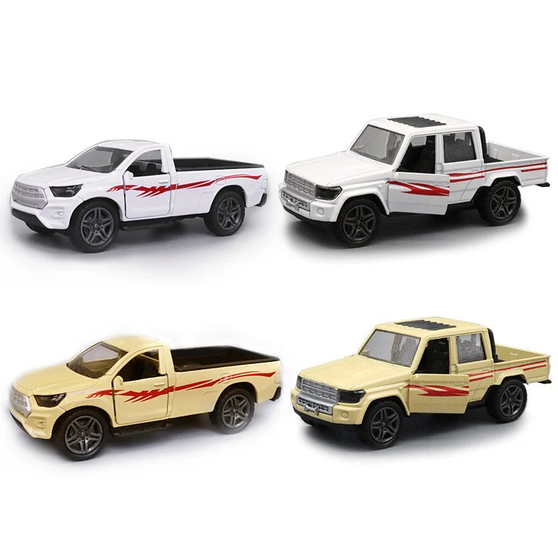 1:32  LAND Cruiser Alloy Pickup Car Model Diecast Metal Off-road Vehicle Model Simulation Kids Toy Gift  For Collection