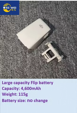 Larger capacity refitting battery 4600~6500mAh for DJI flip battery for drone fans