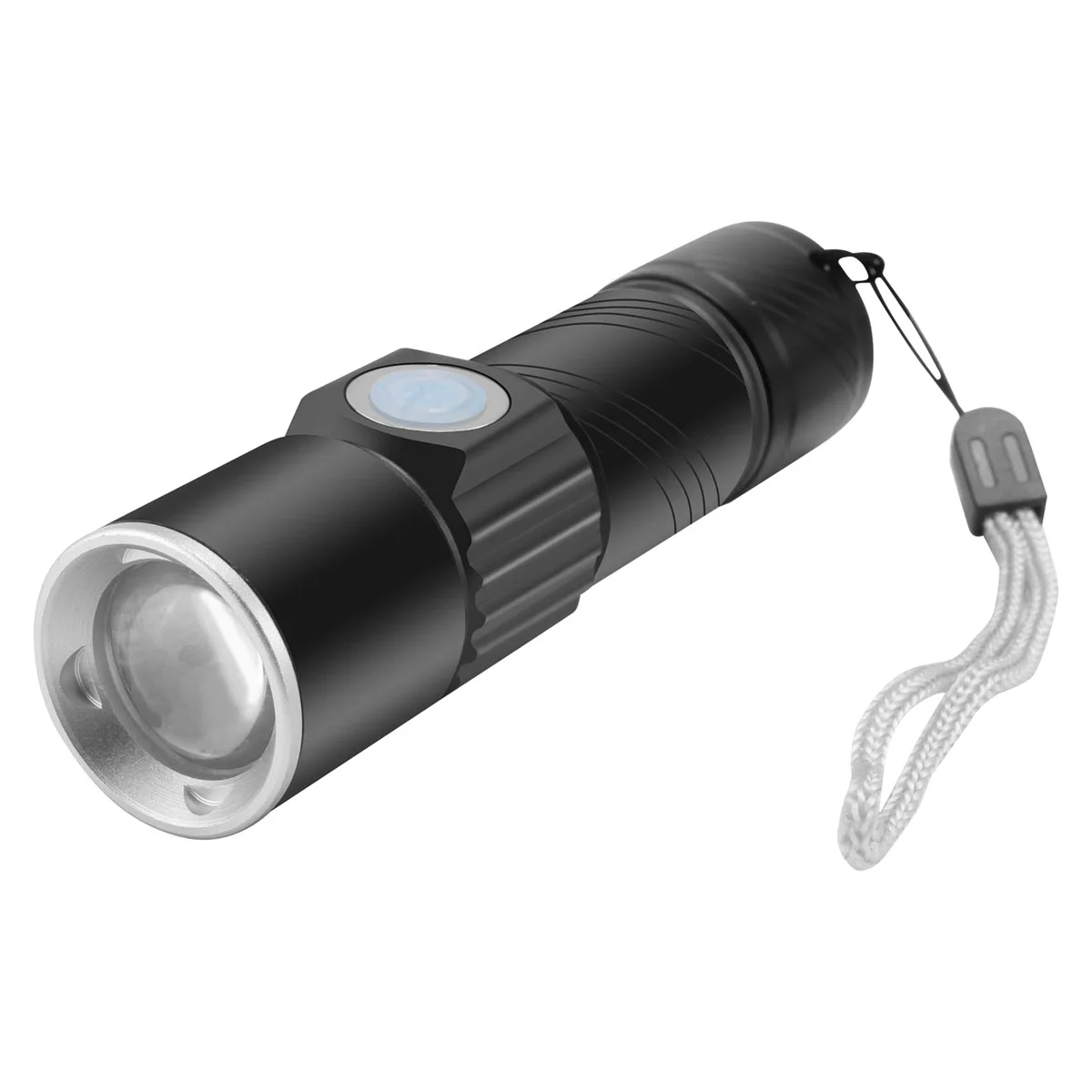 Linterna de luz UV de 395Nm, luz negra LED recargable por USB, impermeable, inspección de orina de mascotas