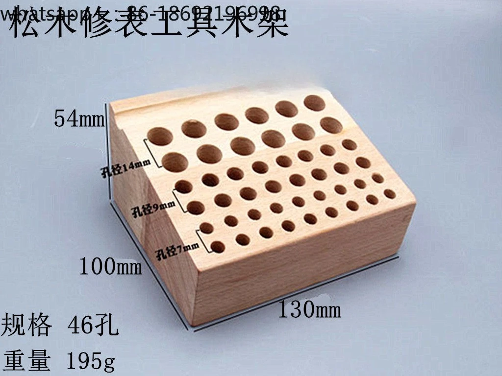 Watch Repair Tool Screwdriver Wooden Frame Screw Batch Wooden Seat Tool Holder