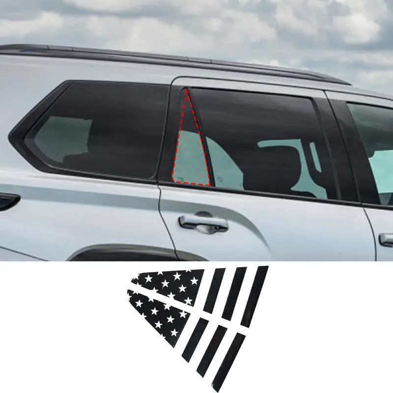 

For Toyota Sequoia car pillar rear glass stickers car modification decorative accessories