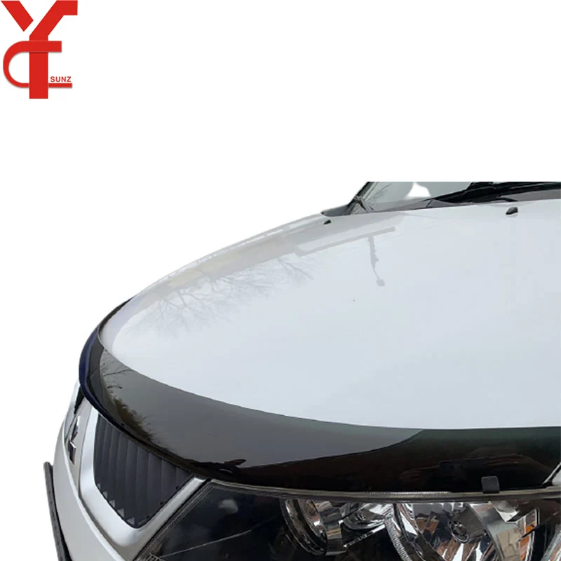 

Black Acrylic Bonnet Protector For Mitsubishi Outlander XL 2007 2008 2009 Car accessories Bug Shield Tinted Guard