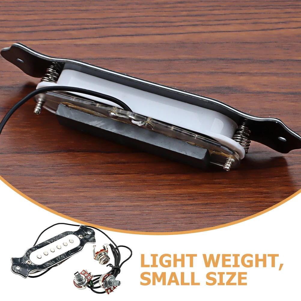 

Pickup Guitars Acoustic Replacement Ukulele Pickups Metal Electric Volume Control