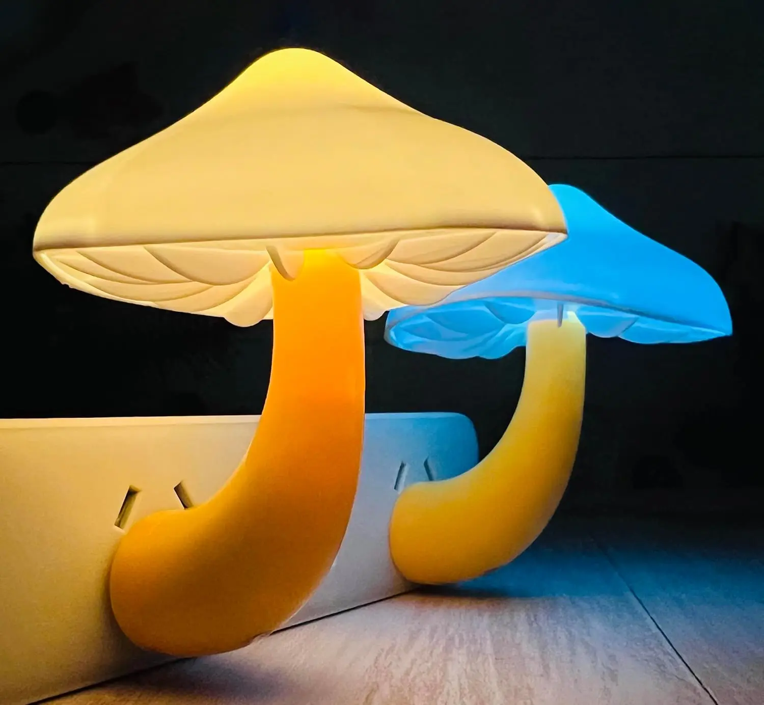 

Светодиодные ночники в форме гриба, автоматический датчик, декор для туалета, спальни, настенные светильники, датчик управления светом, светильник для спальни, вилка европейского/американского стандарта