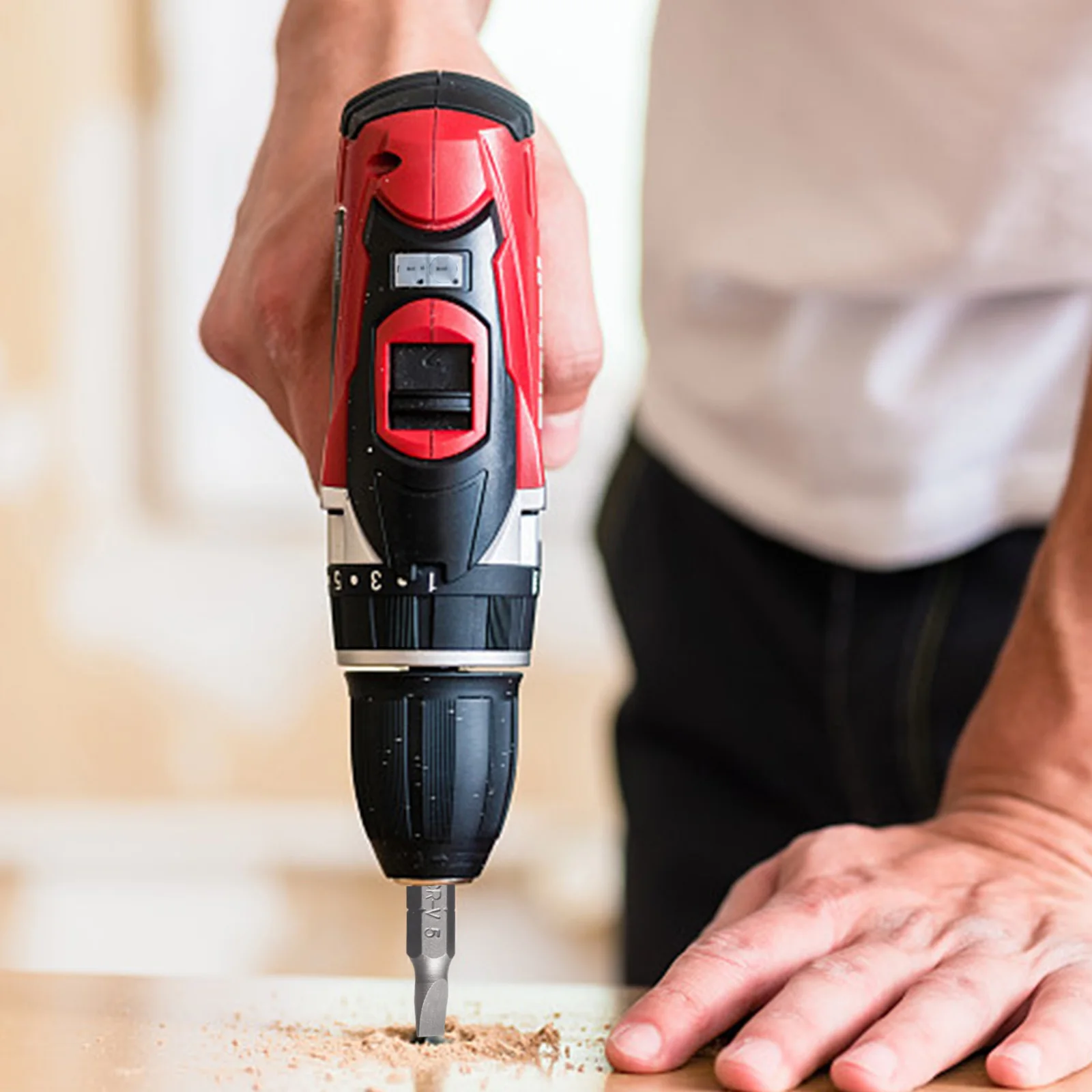 커넥팅 로드 PCs 고무 스트립 크로스 스크루드라이버 헤드 비트 세트, PCs 고무 스트립 크로스 스크루드라이버 헤드 비트