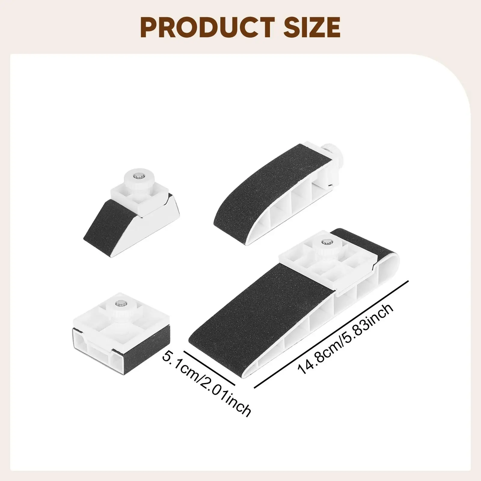 Sandpaper Holder Block Kit Durable Hand Sanding Blocks for Metal Wood Corner Grinding and Flat Surface Polishing