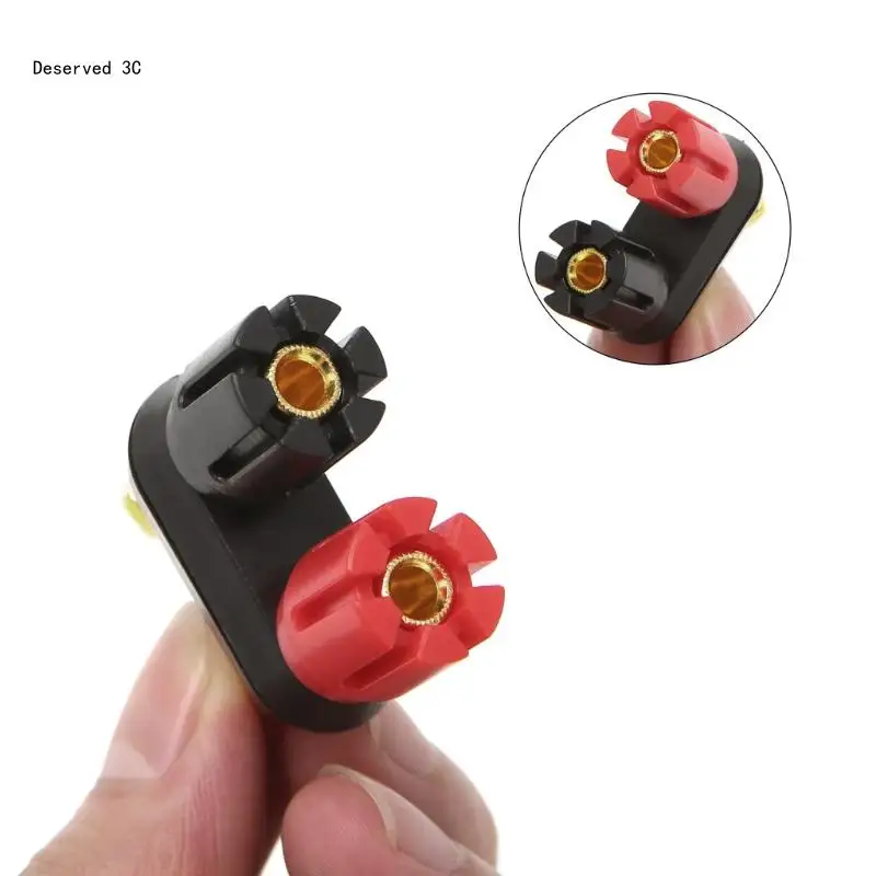 Dual 4mm Banana Plug Socket Binding Post for Speaker Amplifier Terminal