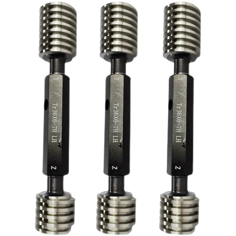 

Tr trapezoidal thread plug gauge pass stop hread non-standard custom metric external elongated thread ring gauge pass stop gauge