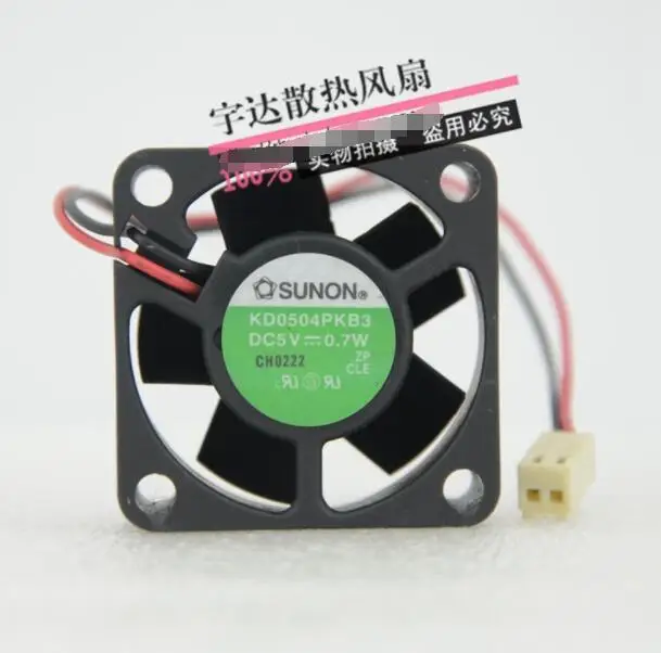 พัดลมทำความเย็นเซิร์ฟเวอร์2สาย Sunon KD0504PKB3 DC 5V 0.7W 40x40x20mm