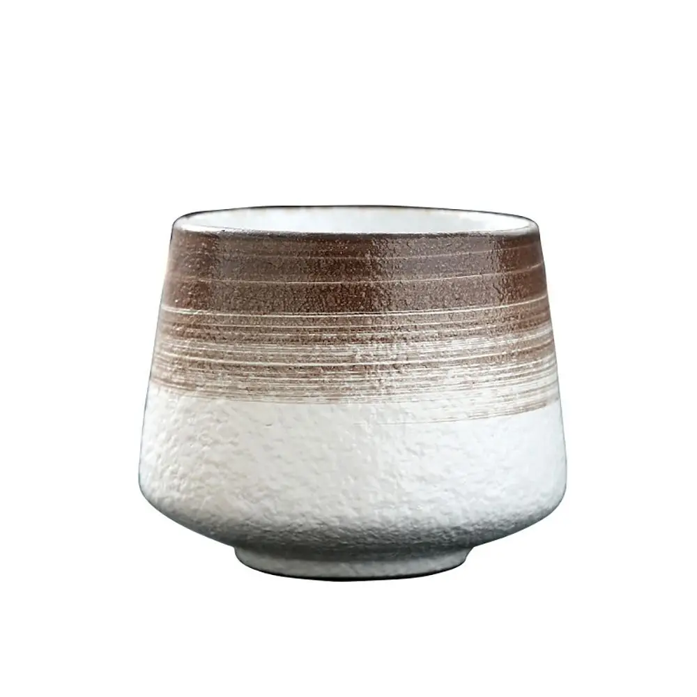 Creative Crude Pottery Ceramic Teacup Kiln Transformation Retro Water Bowl 200ML Household Drinkware