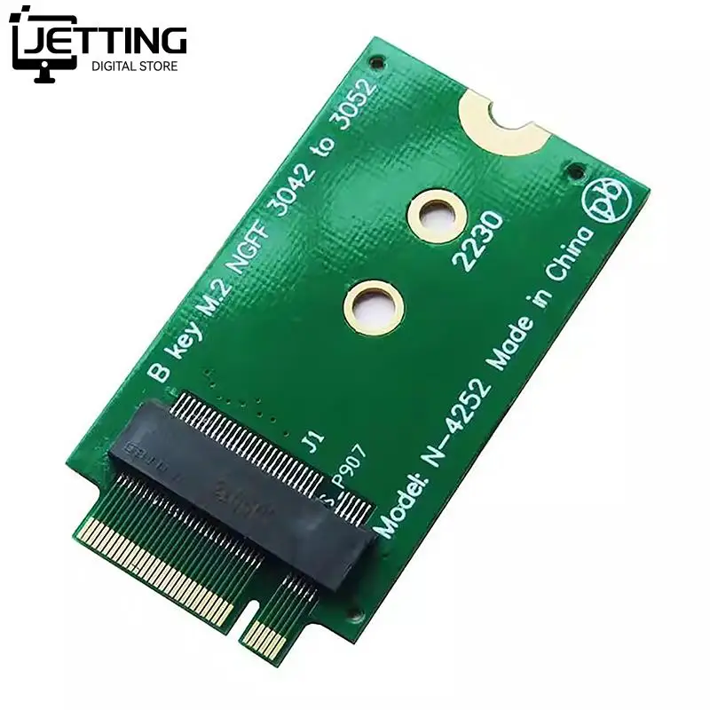 B KEY M.2 NGFF 3042 To 3052 4G 5G WLAN Card Wireless Network Adapter To 3052 Riser Card Adaptador For Desktop PC B Key Card