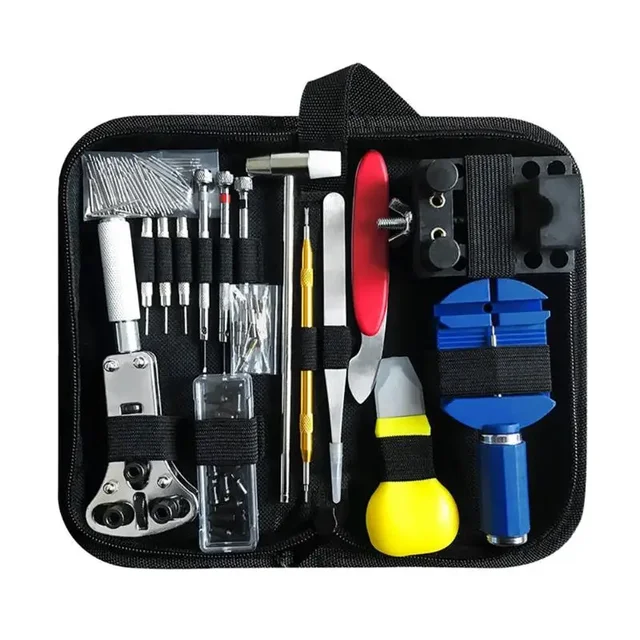 147pcs Watch Repair Tool Kit Watchmaker Link Pin Remover Case Opener Spring Bar Horlogemaker Gereedschap Nh35 Clock Repair Set
