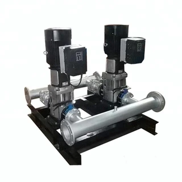 series water supply unit with frequency converter