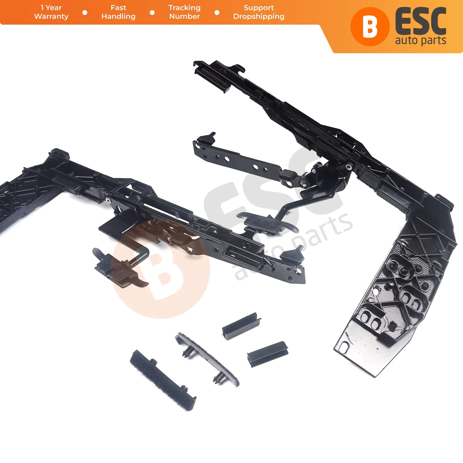 ESR615 Sunroof Holder Lifting Slide Angle Hatch Bracket Left Right 1267821312 for Mercedes S Coupe C126 380 420 500 560 SEC