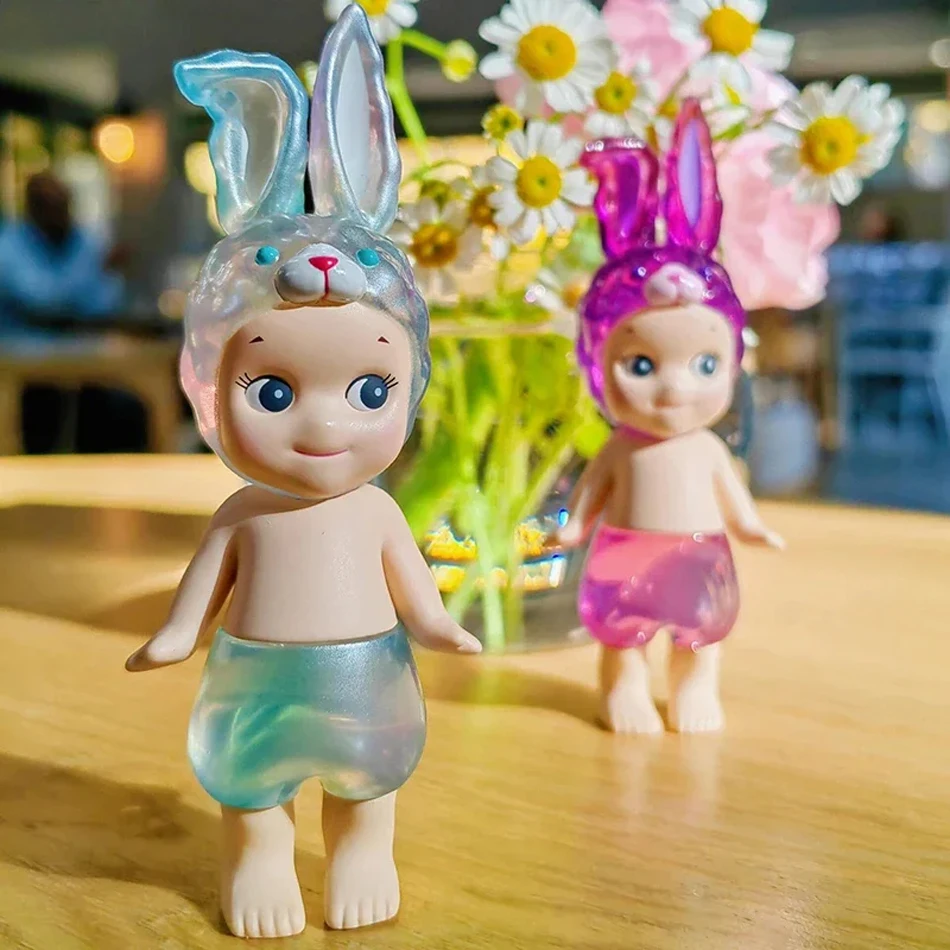 Casa de dulces llavero de Ángel caja ciega muñeca bolsa colgante hecho a mano creativo juguete de dibujos animados cumpleaños regalo del Día de San Valentín cajas misteriosas