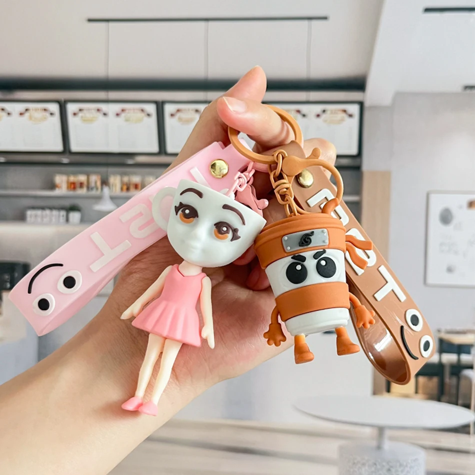 الإيطالية Brainrot الشكل المفاتيح على ظهره هاتف محمول معلقة المعلقات تونغ تونغ تونغ صحور الحلي مجردة تمثال كيرينغ