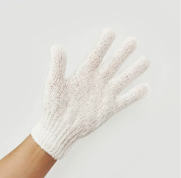 Peeling-Badehandschuh mit Dusch-Peeling-Handschuhen, Widerstandsfähiger Körpermassage-Schwamm zur Hautbefeuchtung – Detail 9