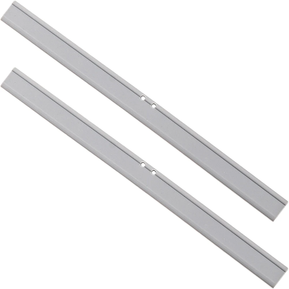 

2pcs Glass Wiper Strip Rubber Cleaning Tool Durable Soft Replacement Window Squeegee Part Tile Head Household Supply