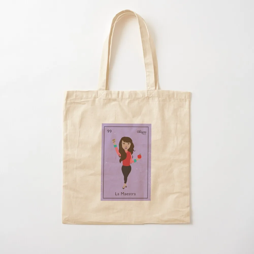 La Maestra Tote Bag university shopper bag shopping bag logo eco folding shopping cart bags