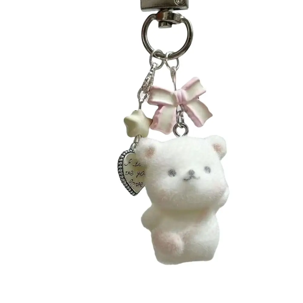 Y2K Deer Pendant Keychain Korean Style Handmade Little Deer Key Ring Fashion Delicate Animals Pendant Key Chain Gifts
