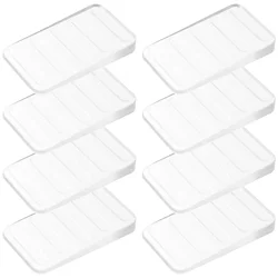 8 Pcs Block Furniture Spacers Fish Tank Accessories Table Wedges Restaurant Desk Plastic Toilet Shims for Leveling Levelers Pvc