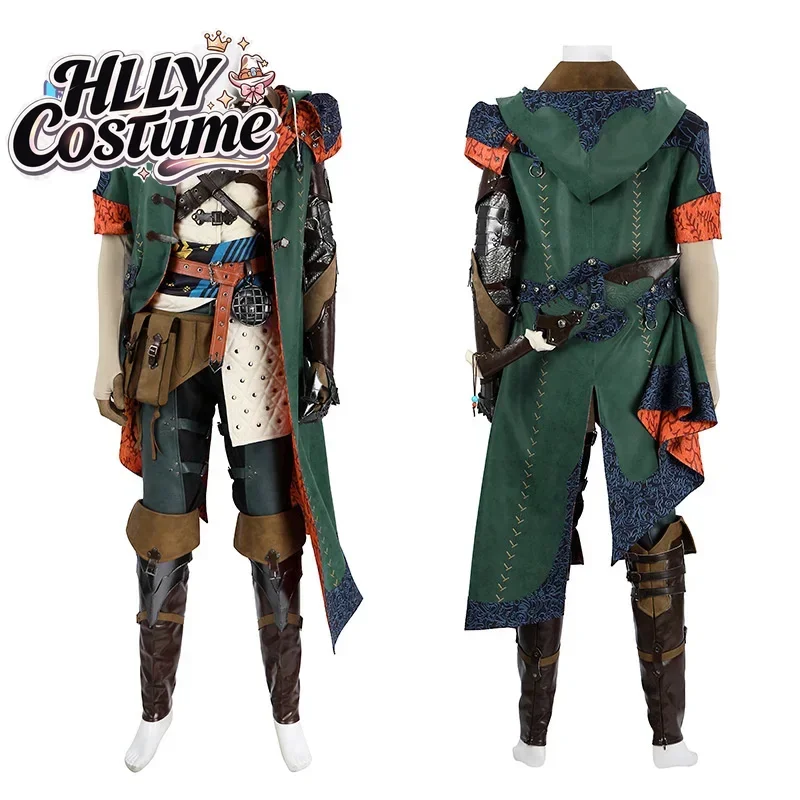Game Hunter Of Wilds Alma Nata Hope Set Cosplay Costume Halloween MenWomen New Uniform Props Accessories Set